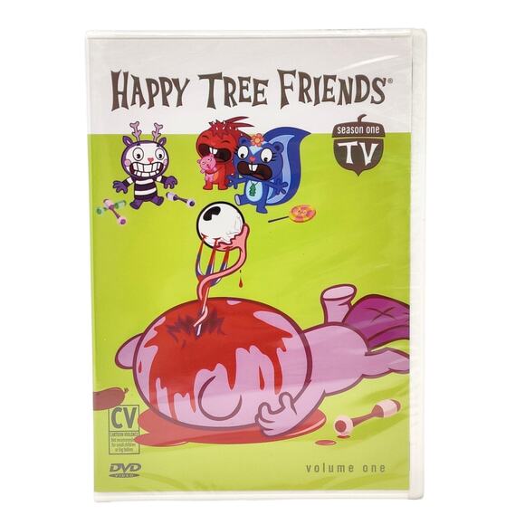 Happy Tree Friends HTF Volume 1 (DVD,2006) Season 1 Violent Cartoon Animated NEW - Picture 1 of 14